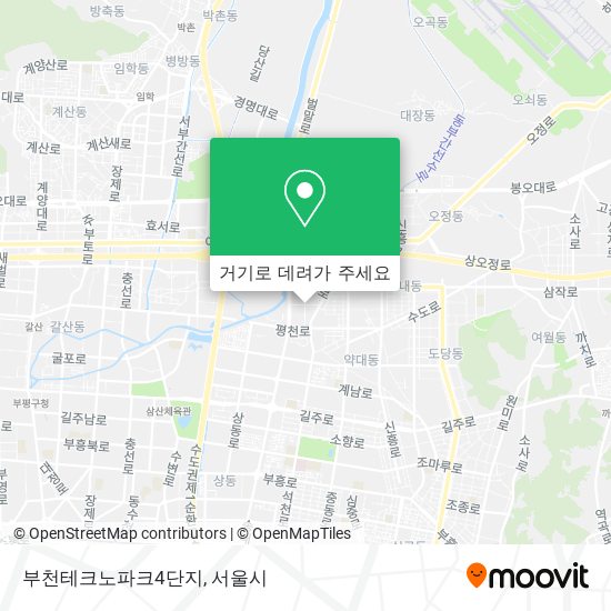 부천테크노파크4단지 지도