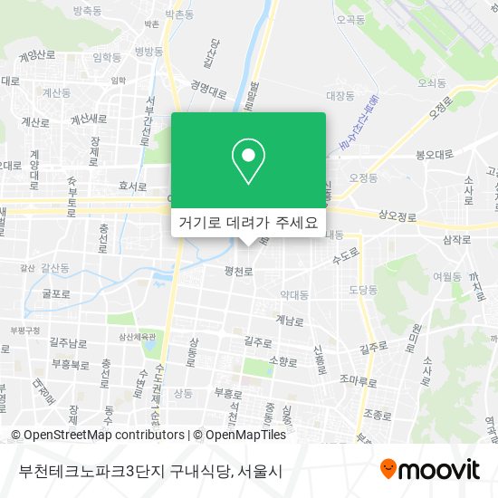 부천테크노파크3단지 구내식당 지도