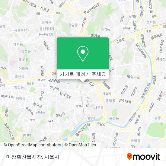 마장축산물시장 지도