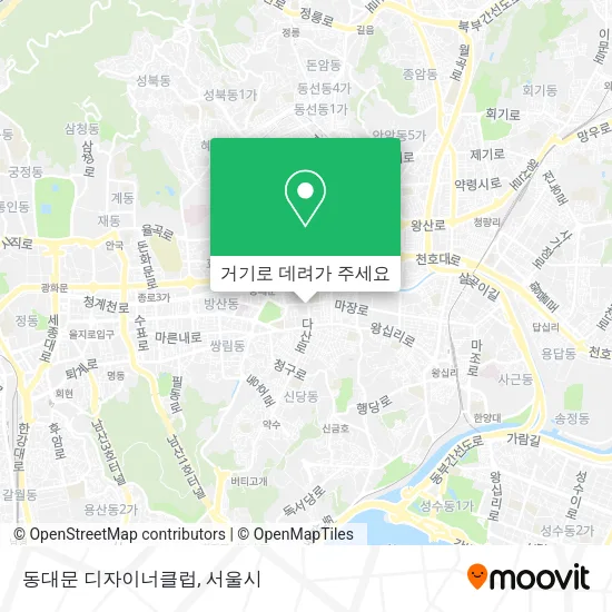 동대문 디자이너클럽 지도