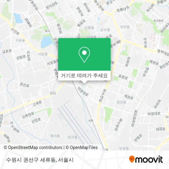 수원시 권선구 세류동 지도