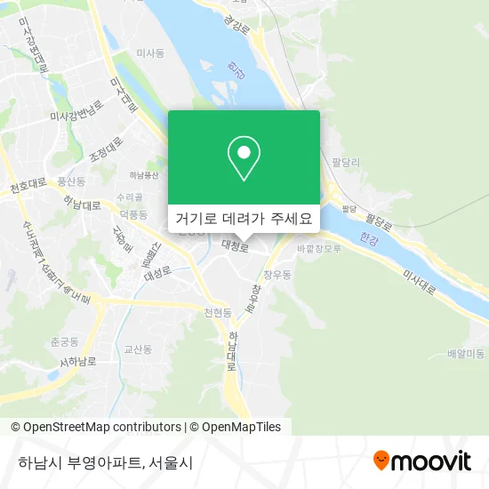 하남시 부영아파트 지도