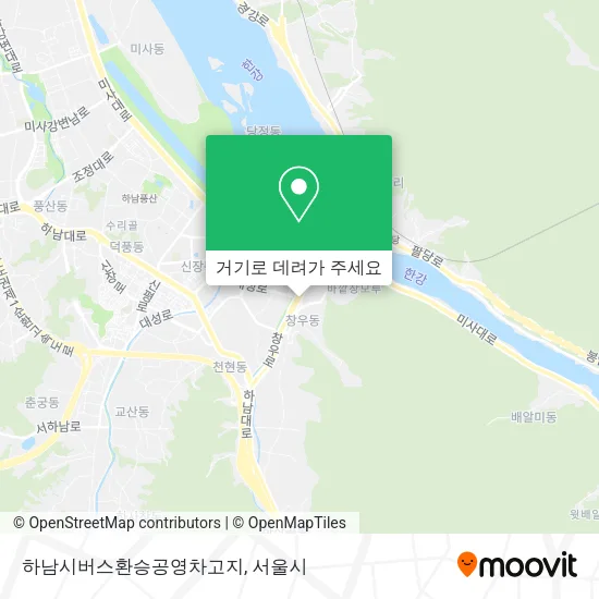 하남시버스환승공영차고지 지도