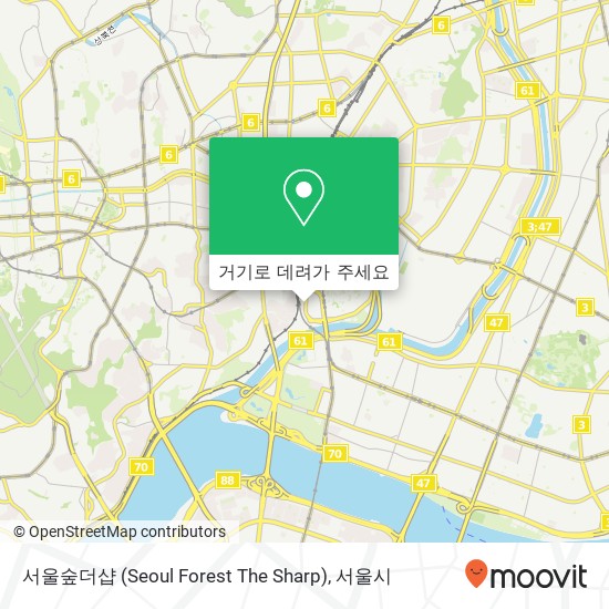 서울숲더샵 (Seoul Forest The Sharp) 지도