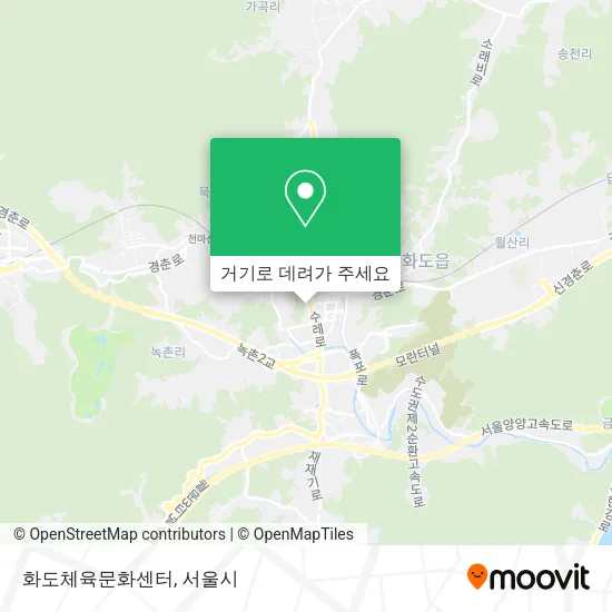 화도체육문화센터 지도