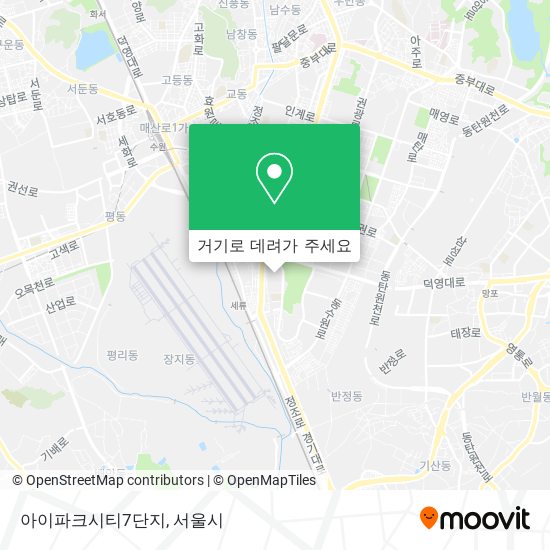 아이파크시티7단지 지도