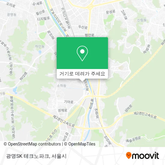 광명SK 테크노파크 지도
