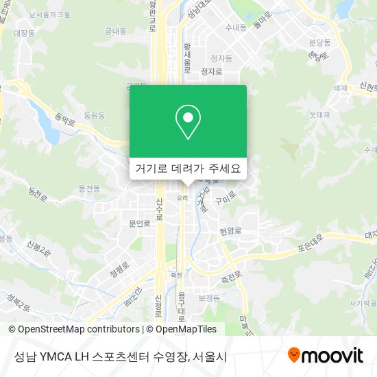 성남 YMCA LH 스포츠센터 수영장 지도