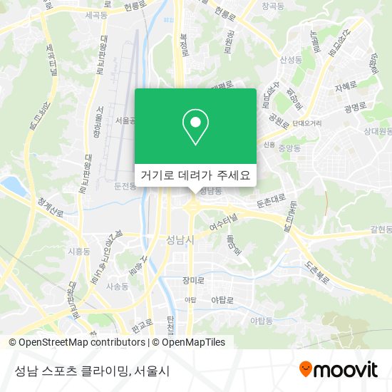성남 스포츠 클라이밍 지도