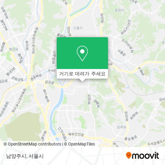 남양주시 지도