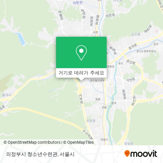 의정부시 청소년수련관 지도