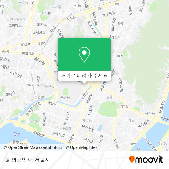 화영공업사 지도