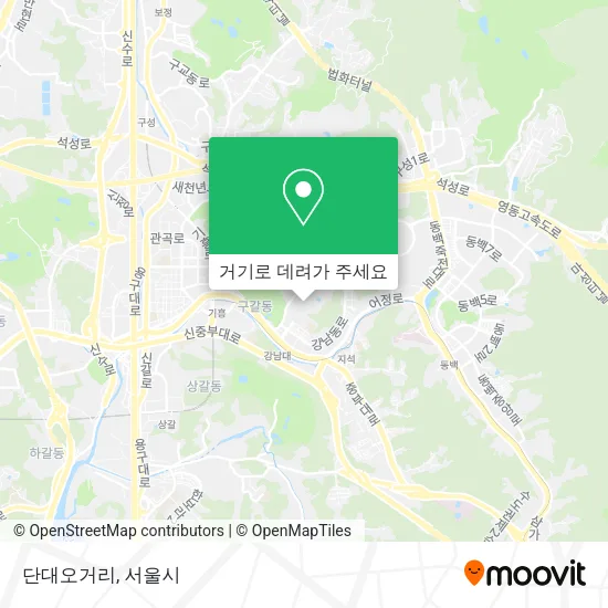 단대오거리 지도
