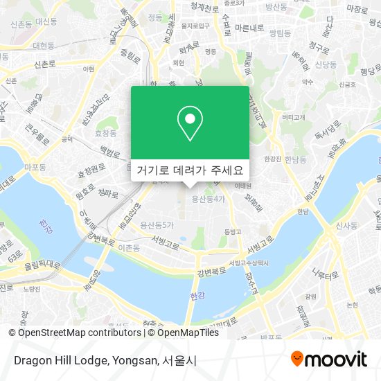 Dragon Hill Lodge, Yongsan 지도