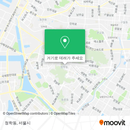 청학동 지도