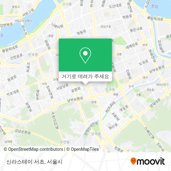 신라스테이 서초 지도