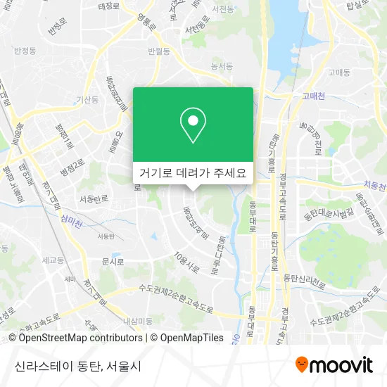 신라스테이 동탄 지도