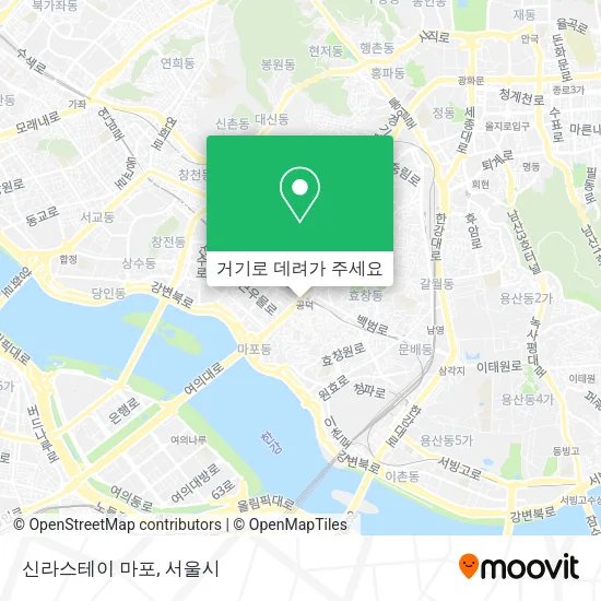 신라스테이 마포 지도