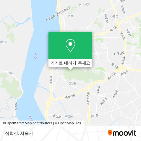 심학산 지도