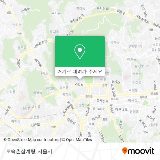 토속촌삼계탕 지도