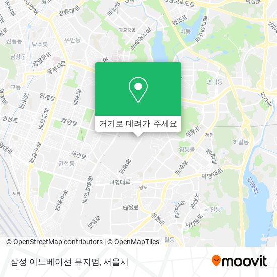삼성 이노베이션 뮤지엄 지도