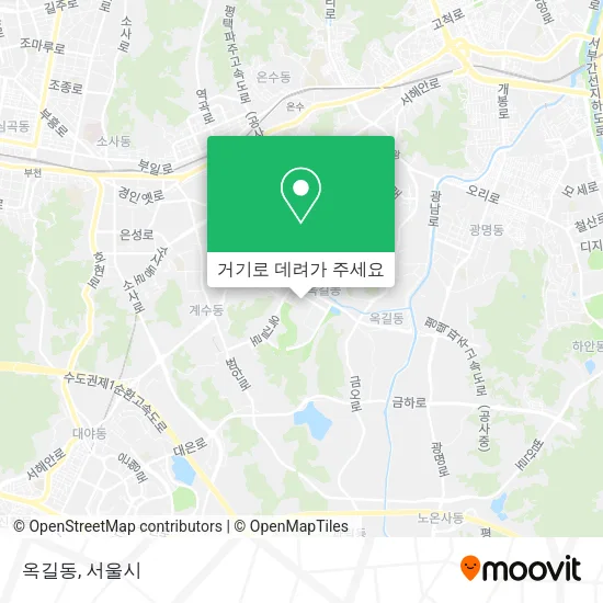 옥길동 지도