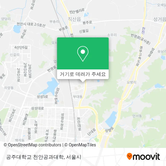 공주대학교 천안공과대학 지도