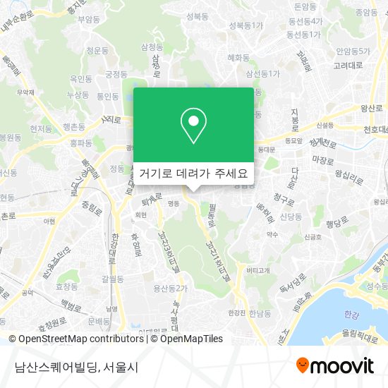 남산스퀘어빌딩 지도