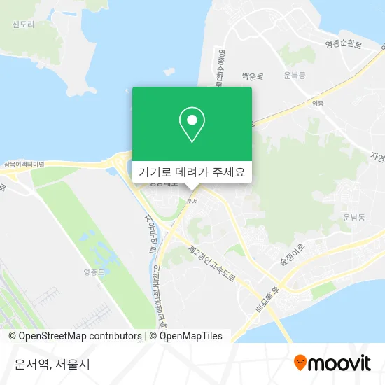 운서역 지도
