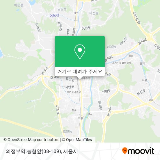 의정부역.농협앞(08-109) 지도
