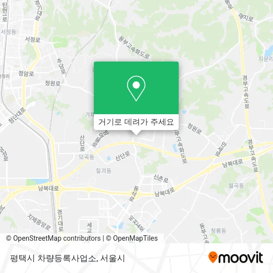 평택시 차량등록사업소 지도