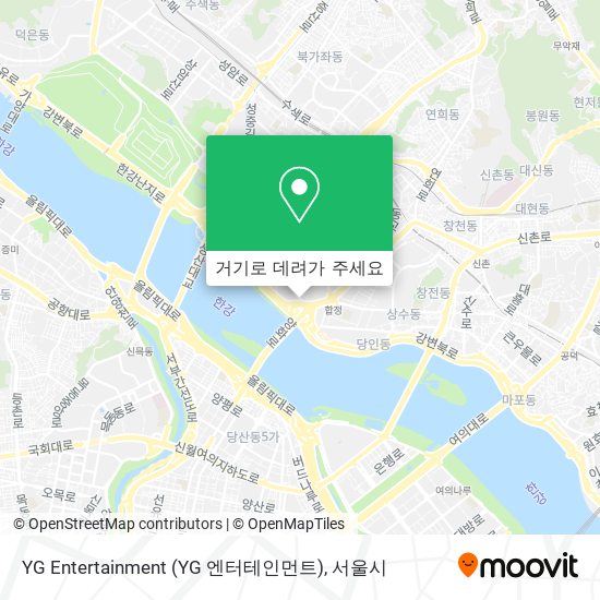YG Entertainment (YG 엔터테인먼트) 지도