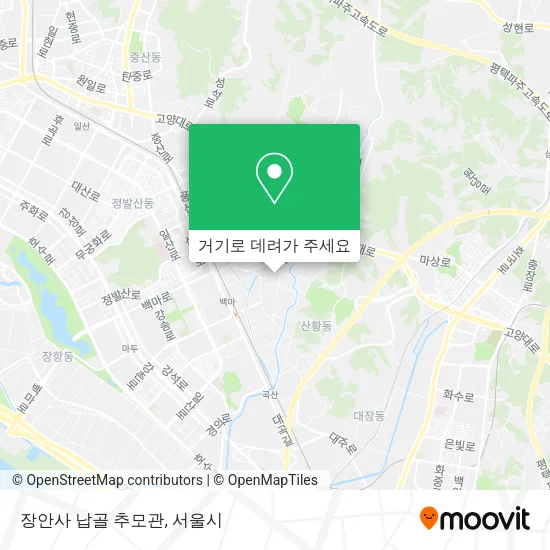 장안사 납골 추모관 지도