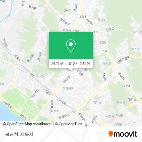 불광천 지도
