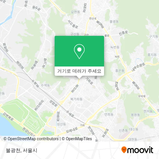 불광천 지도