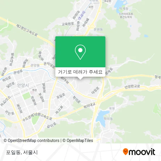 포일동 지도