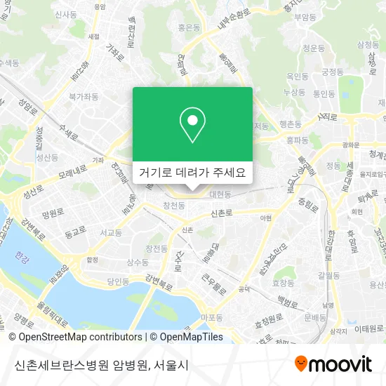 신촌세브란스병원 암병원 지도