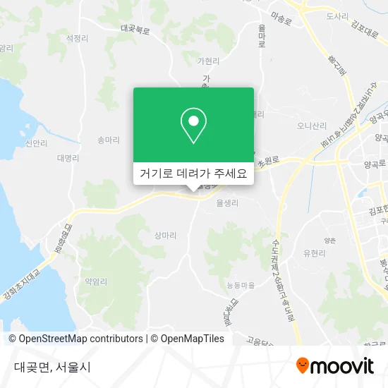 대곶면 지도