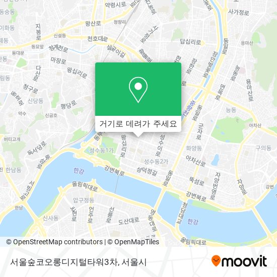 서울숲코오롱디지털타워3차 지도