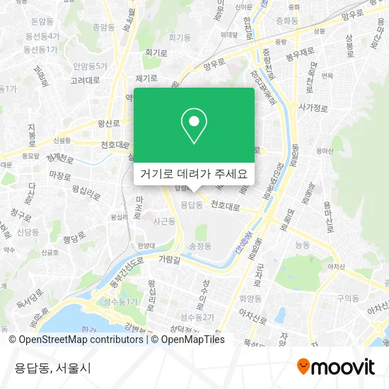 용답동 지도