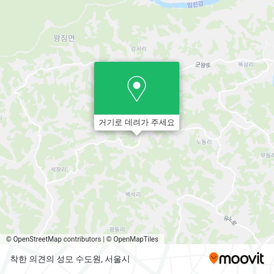 착한 의견의 성모 수도원 지도