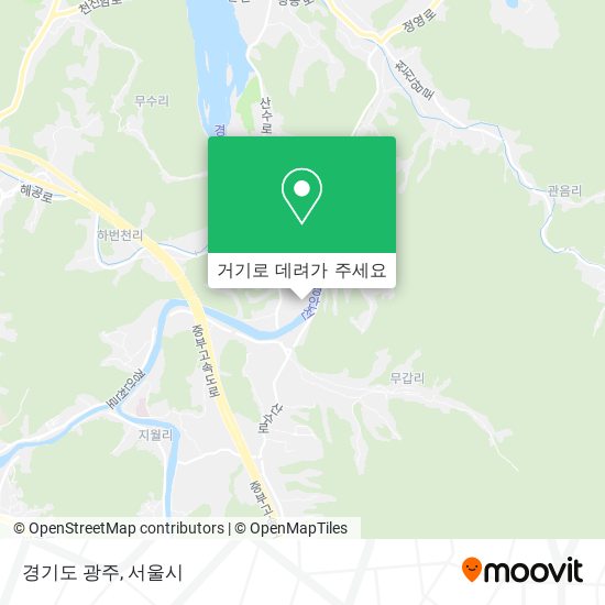 경기도 광주 지도