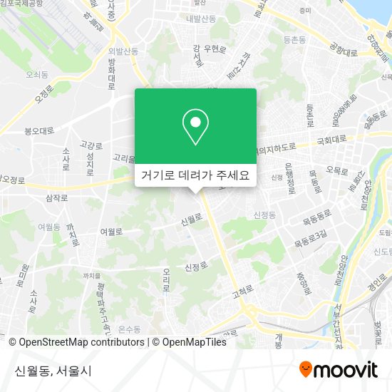 신월동 지도
