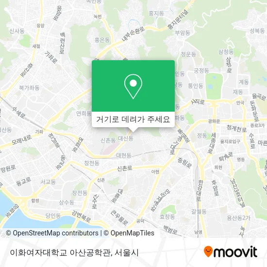 이화여자대학교 아산공학관 지도