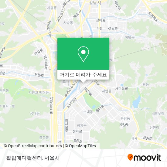 필립메디컬센터 지도