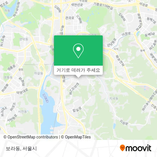 보라동 지도