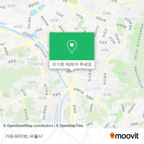 가든파이브 지도
