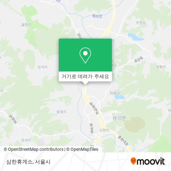 삼한휴게소 지도