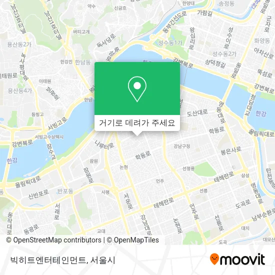 빅히트엔터테인먼트 지도