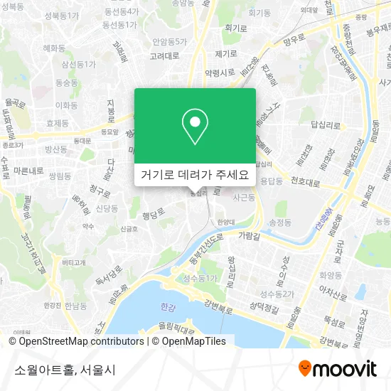 소월아트홀 지도